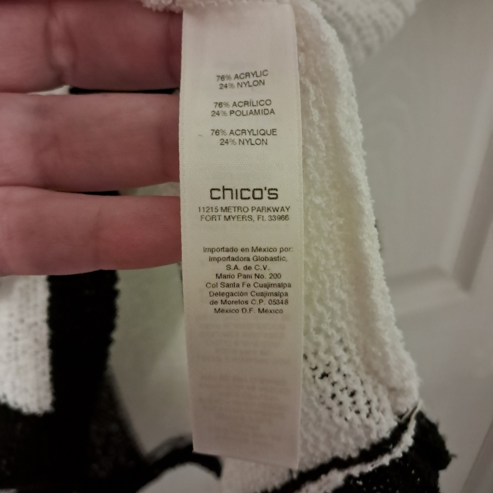 Chicos Vertical Stitch Vanessa Pullover - Picture 7 of 9